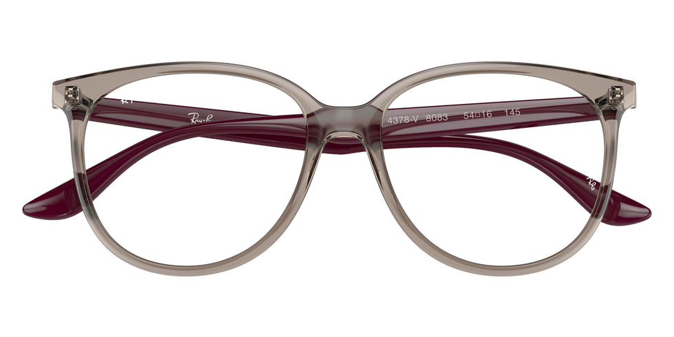 Ray-Ban RB4378V 8083 54 - Transparent Gray #id:rx4378v8083_s:110125