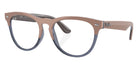 Ray-Ban RB4471V Iris 8195 51 - Beige on Transparent Dark Blue #id:rx4471v8195_s:100105