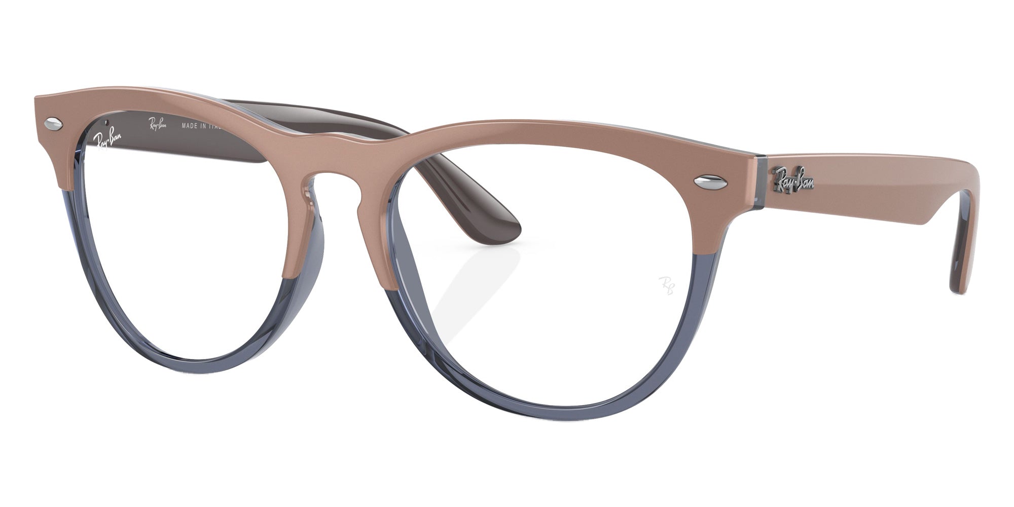 Ray-Ban RB4471V Iris 8195 51 - Beige on Transparent Dark Blue #id:rx4471v8195_s:100105