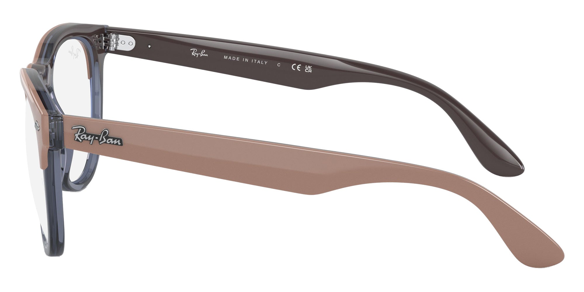 Ray-Ban RB4471V Iris 8195 51 - Beige on Transparent Dark Blue #id:rx4471v8195_s:100110