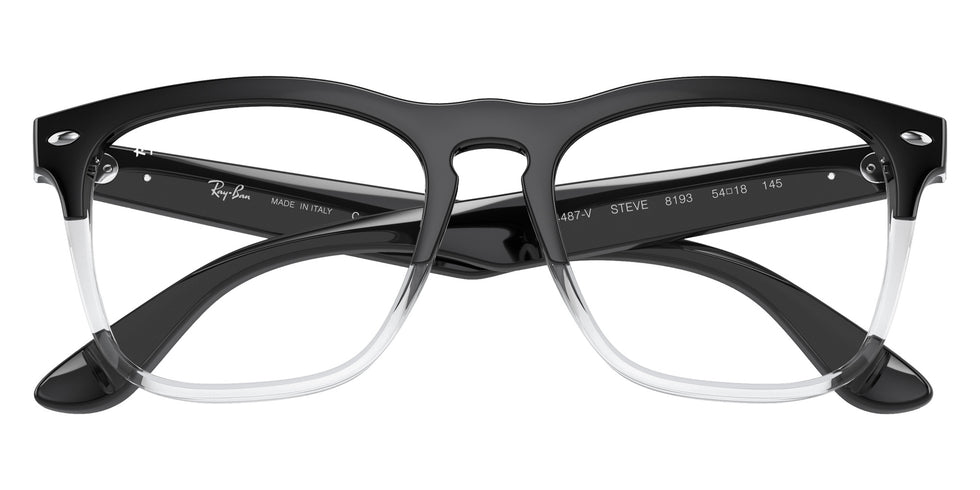 Ray-Ban RB4487V Steve 8193 54 - Black on Transparent #id:rx4487v8193_s:100120
