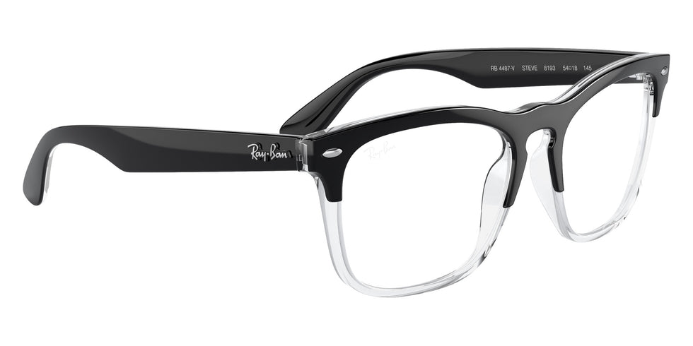 Ray-Ban RB4487V Steve 8193 54 - Black on Transparent #id:rx4487v8193_s:100125
