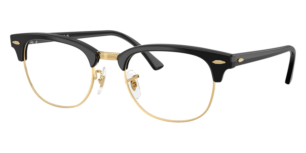 Ray-Ban RB5154 Clubmaster 5784 49 - Black & Gold #id:rx51545784_s:100105