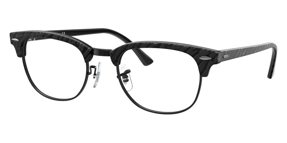 Ray-Ban RB5154 Clubmaster Marble 8049 49 - Black #id:rx51548049_s:100105