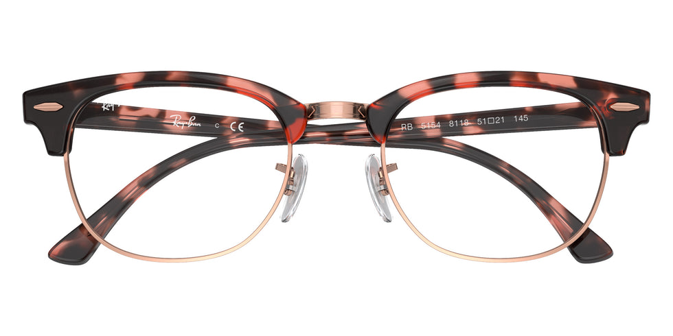Ray-Ban RB5154 Clubmaster 8118 51 - Pink Havana #id:rx51548118_s:106125