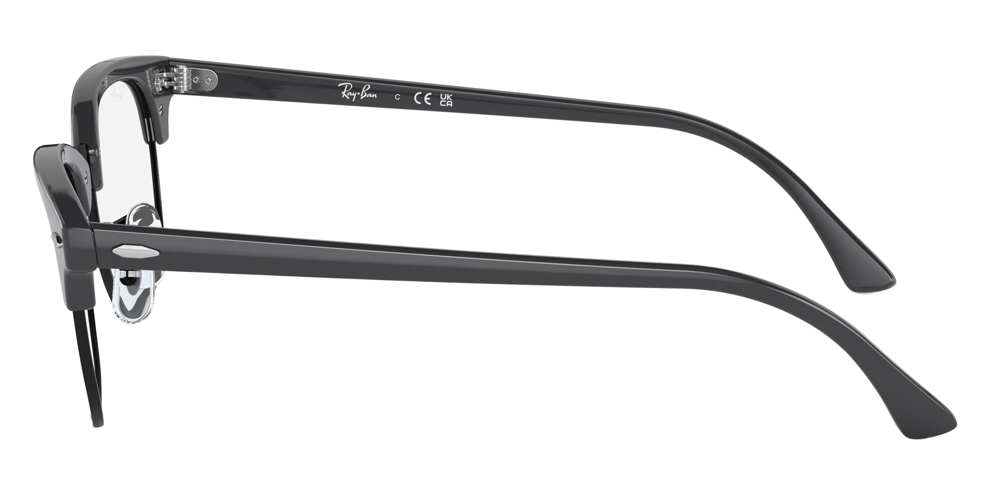 Ray-Ban RB5154 Clubmaster 8232 51 - Gray on Black #id:rx51548232_s:100110