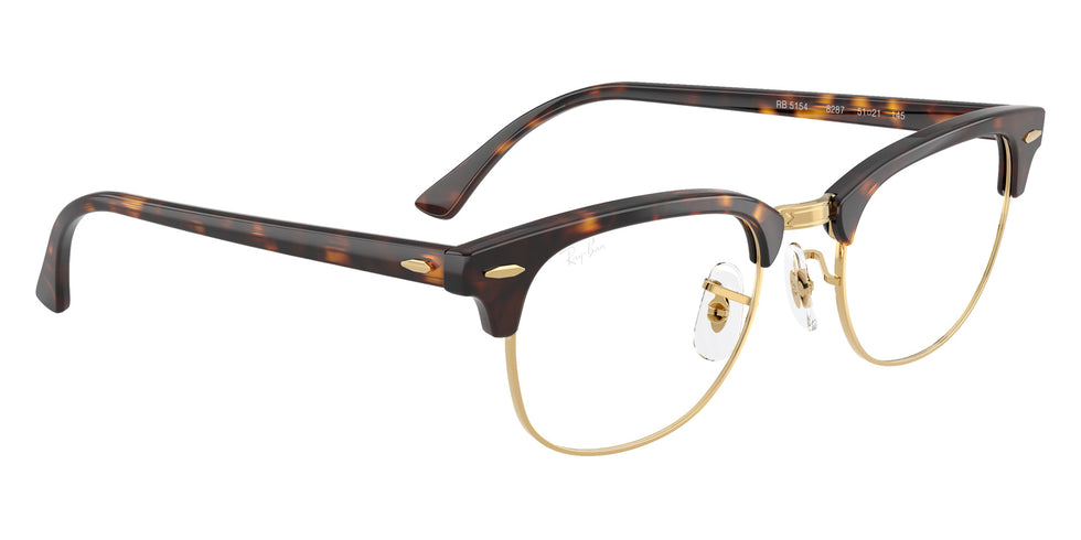 Ray-Ban RB5154 Clubmaster 8287 49 - Havana & Gold #id:rx51548287_s:108120