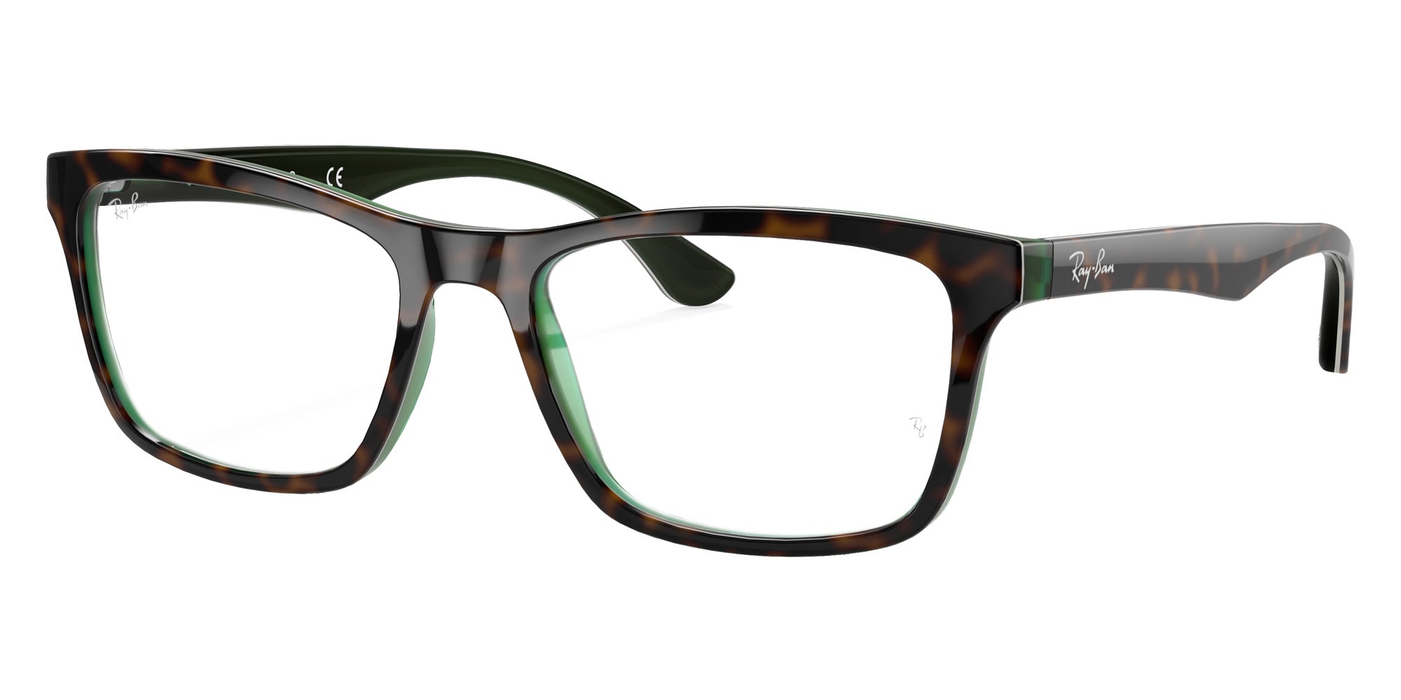 Ray-Ban RB5279 5974 55 - Havana On Transparent Green #id:rx52795974_s:100105
