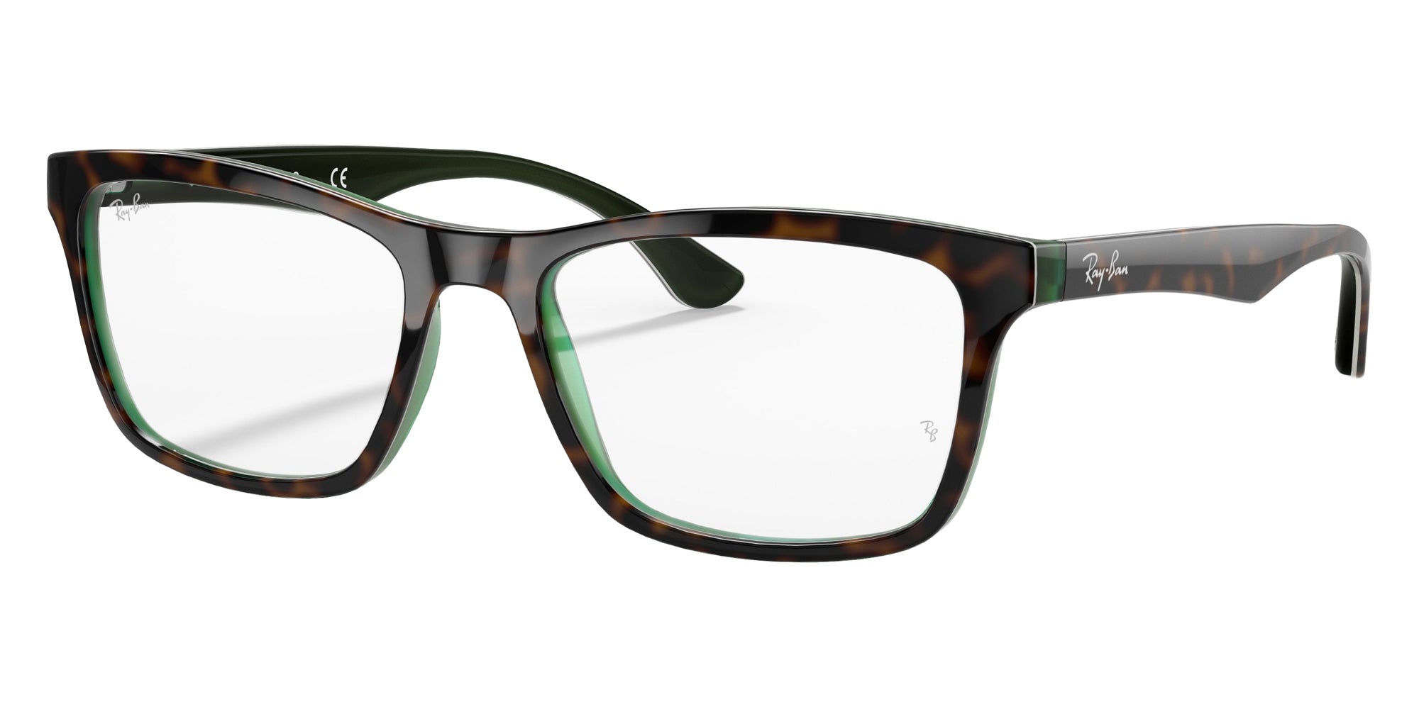 Ray-Ban RB5279 5974 53 - Havana on Transparent Green #id:rx52795974_s:100105