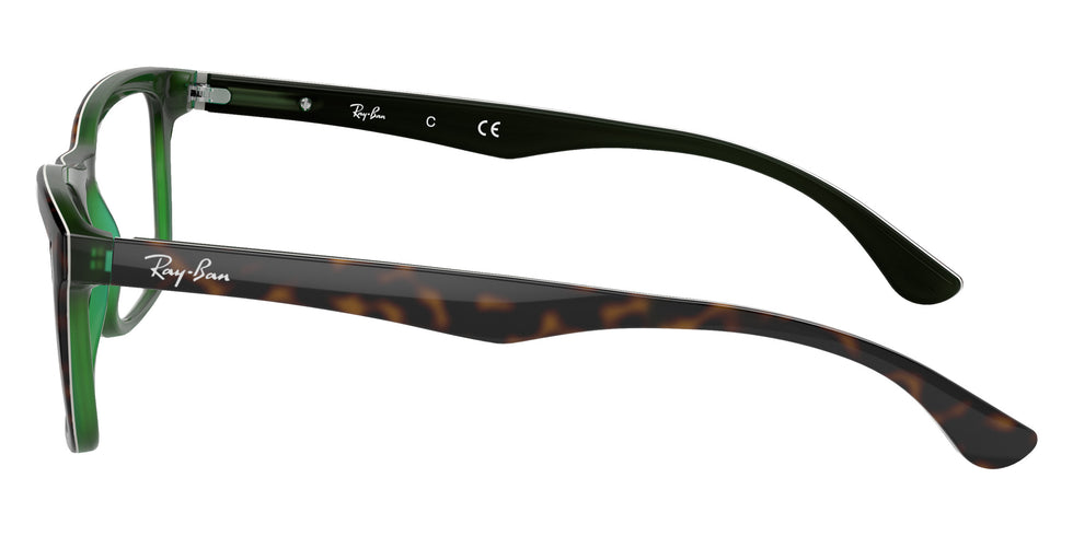 Ray-Ban RB5279 5974 57 - Havana on Transparent Green #id:rx52795974_s:100110