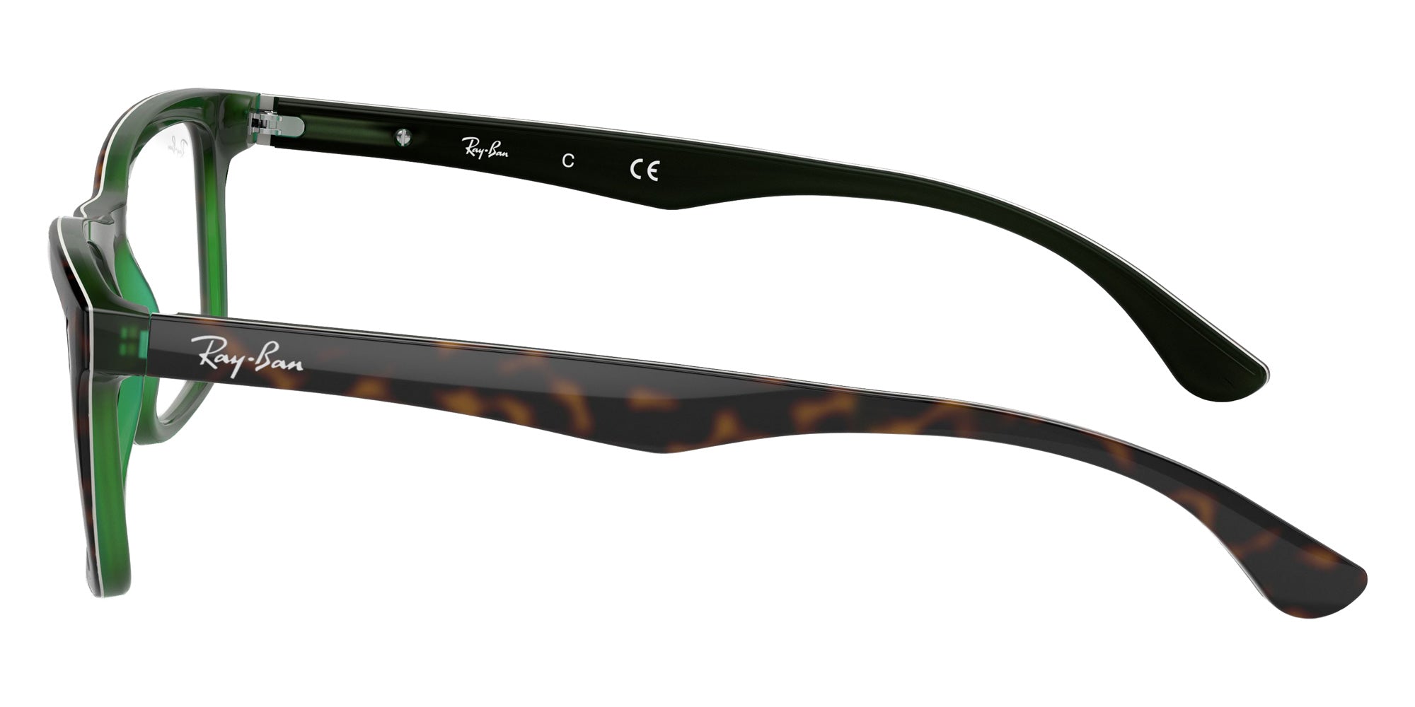 Ray-Ban RB5279 5974 53 - Havana on Transparent Green #id:rx52795974_s:100110