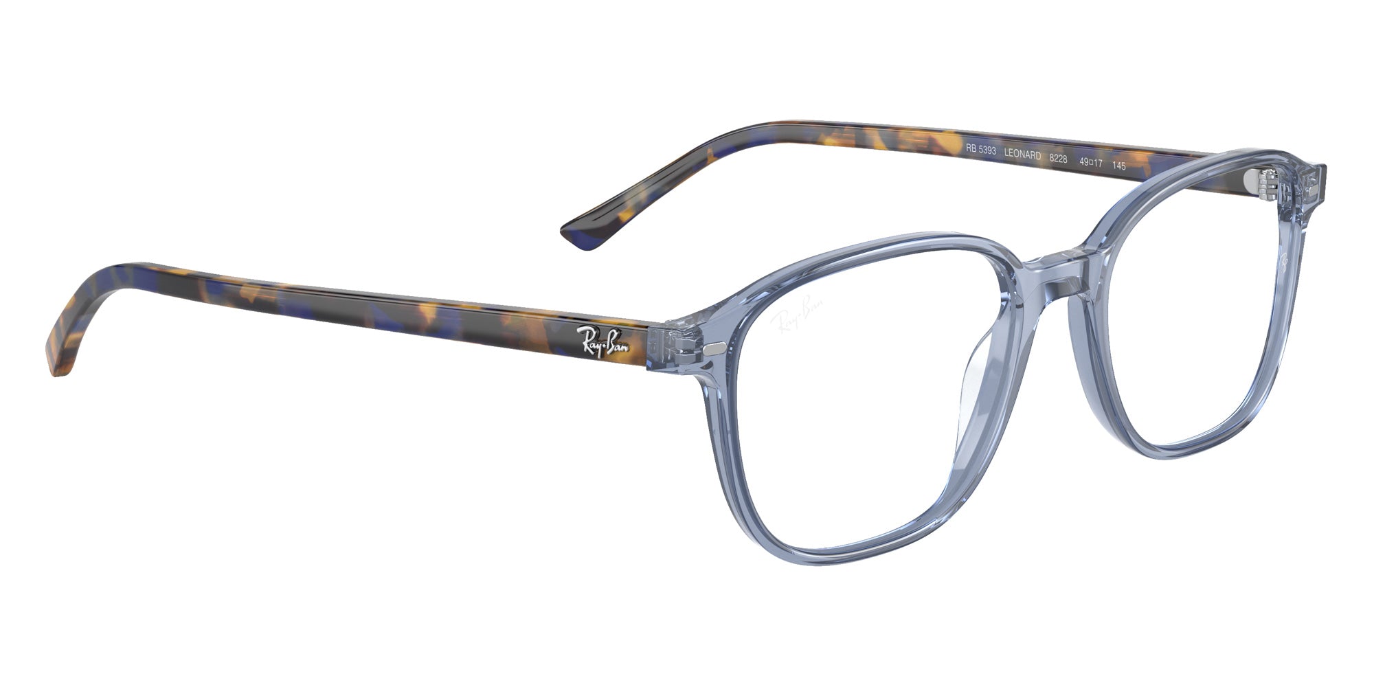 Ray-Ban RB5393 Leonard 8228 49 - Transparent Blue #id:rx53938228_s:102125