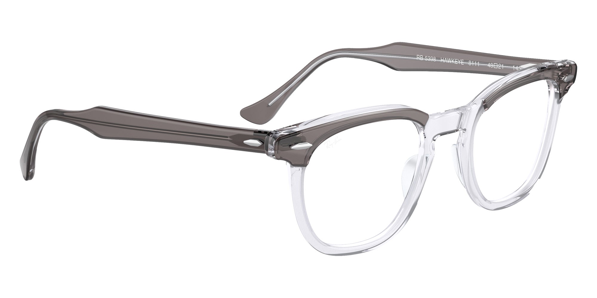 Ray-Ban RB5398 Hawkeye 8111 48 - Gray on Transparent #id:rx53988111_s:100120