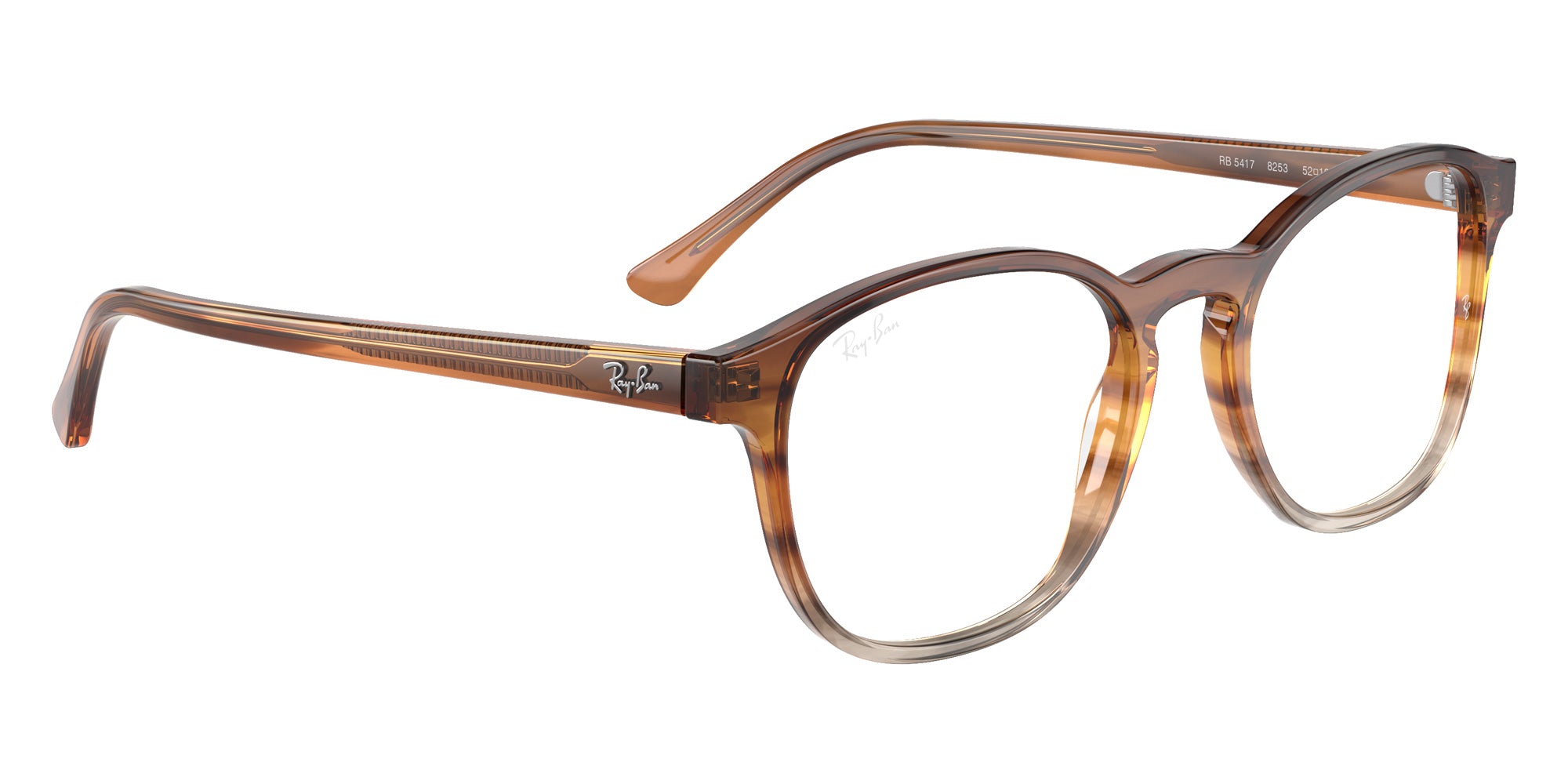 Ray-Ban RB5417 8253 50 - Striped Brown & Yellow #id:rx54178253_s:100120