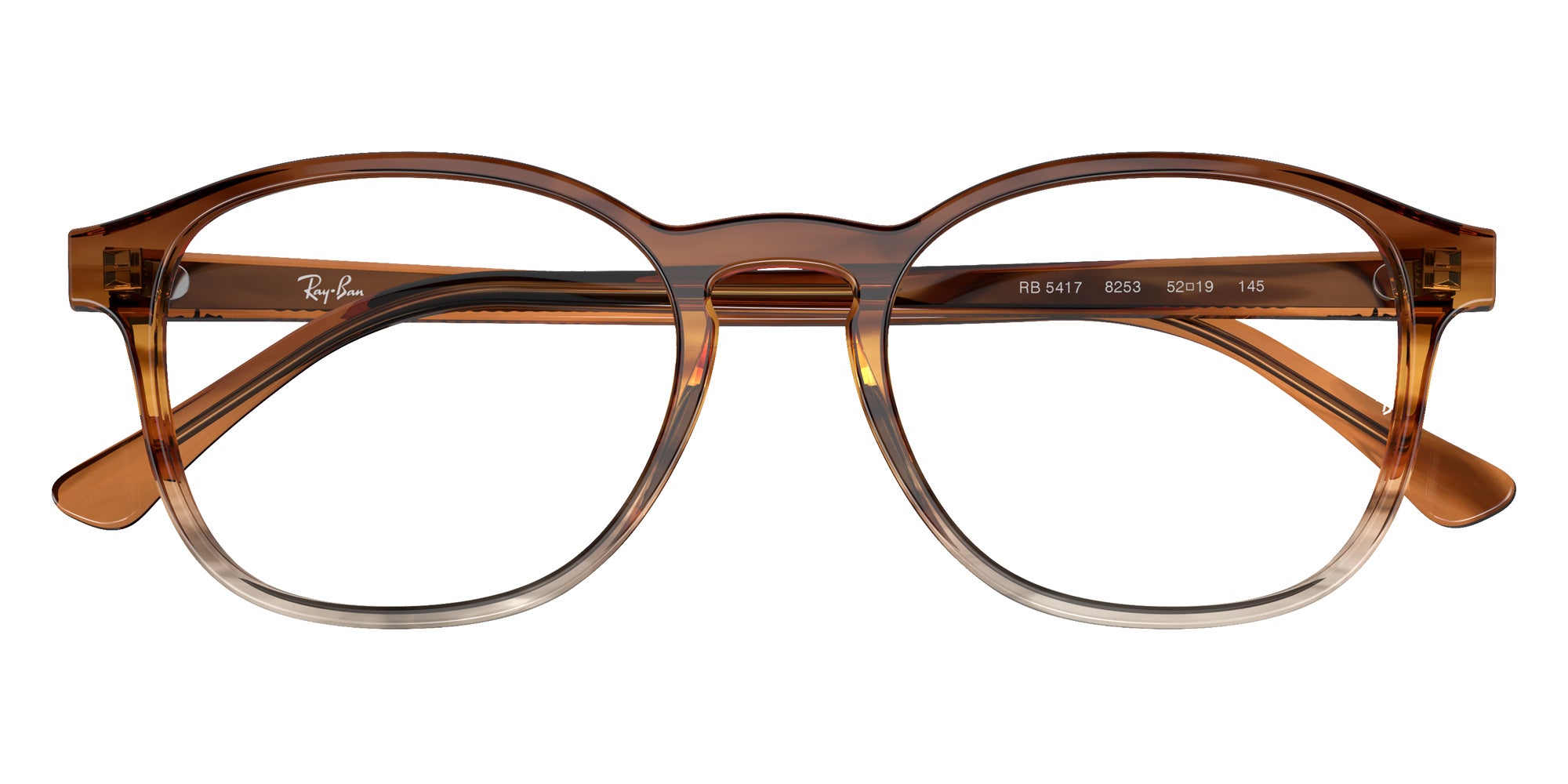 Ray-Ban RB5417 8253 50 - Striped Brown & Yellow #id:rx54178253_s:100125