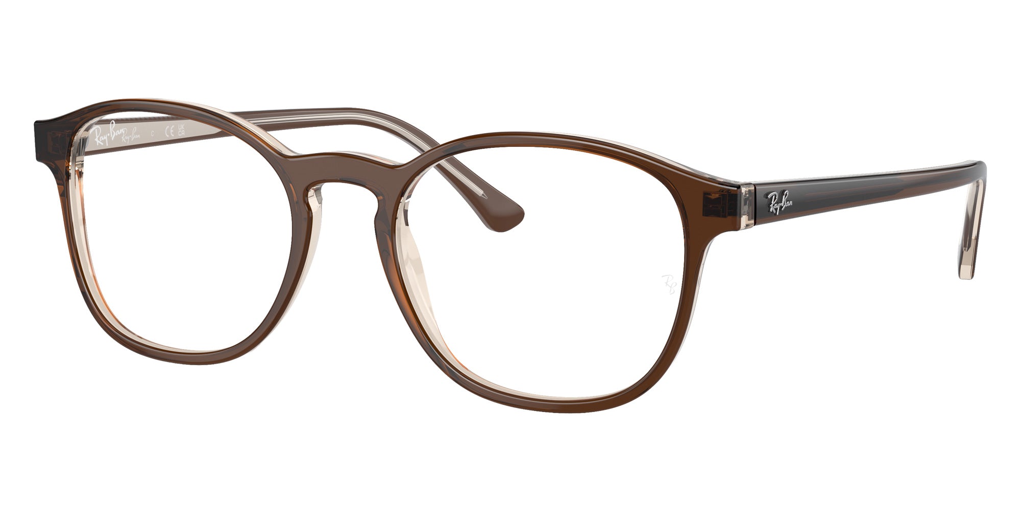 Ray-Ban RB5417 8365 52 - Brown on Transparent Light Brown #id:rx54178365_s:102105