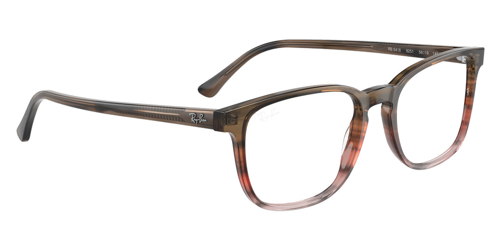 Ray-Ban RB5418 8251 54 - Striped Brown & Red #id:rx54188251_s:100120