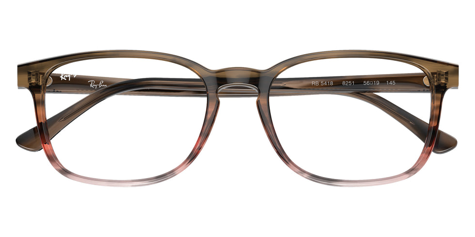 Ray-Ban RB5418 8251 54 - Striped Brown & Red #id:rx54188251_s:100125