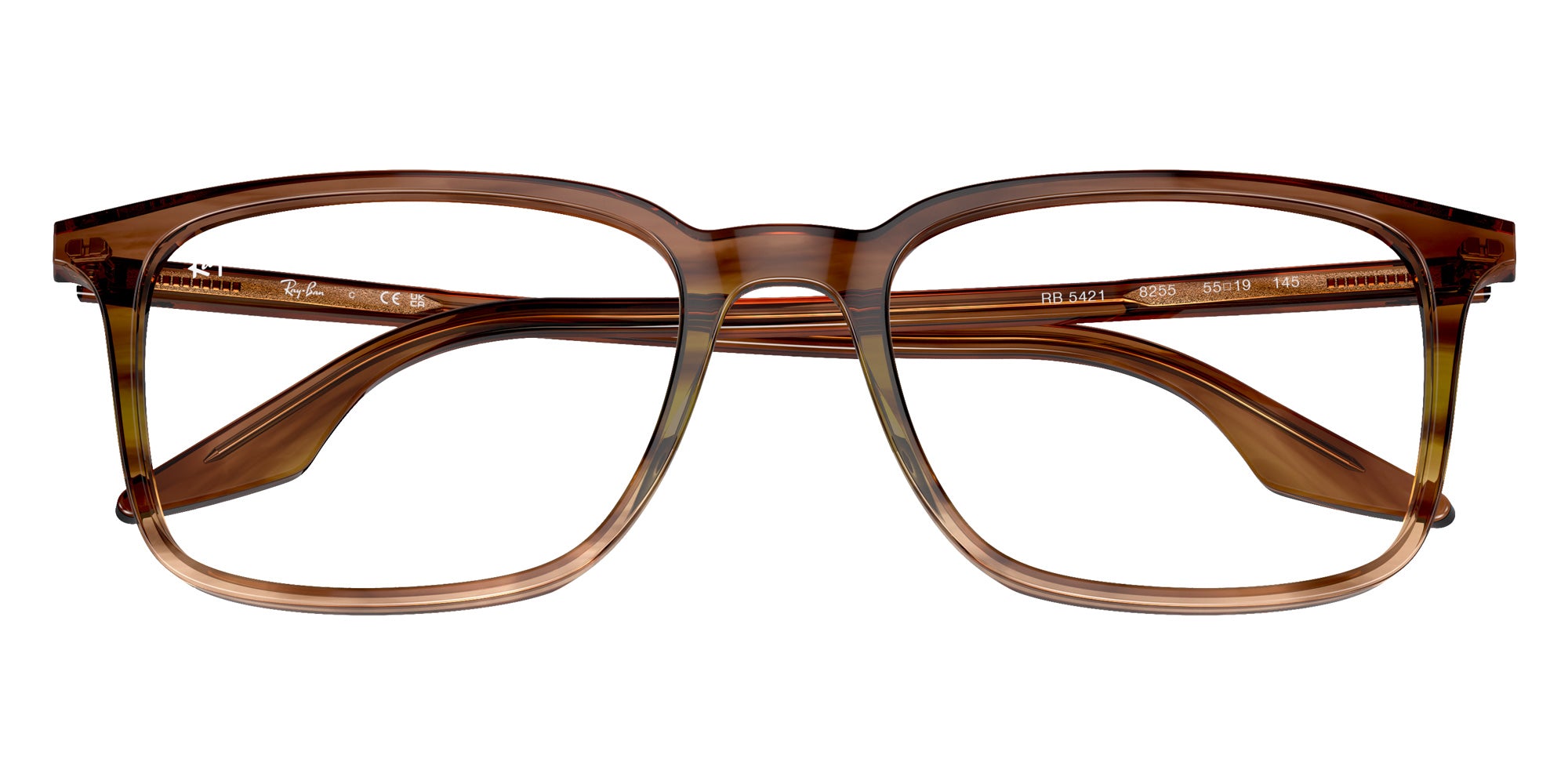 Ray-Ban RB5421 8255 55 - Striped Brown & Green #id:rx54218255_s:108125