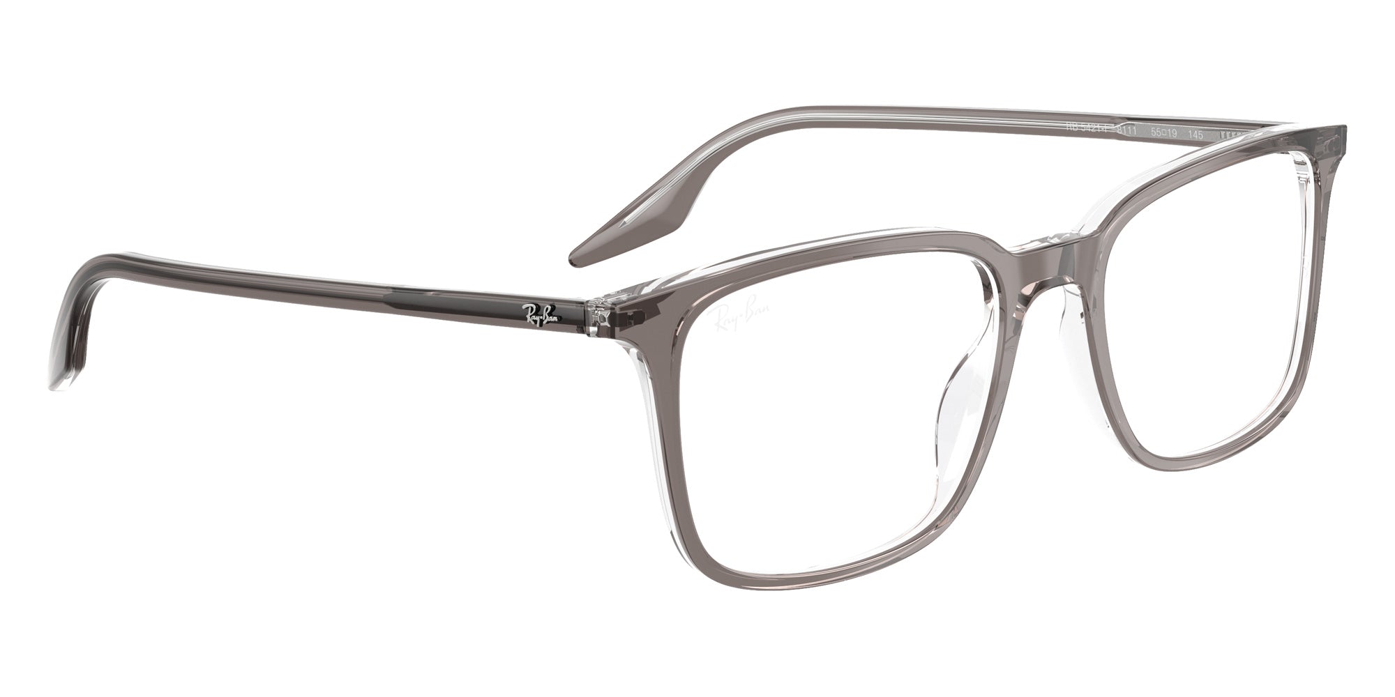 Ray-Ban RB5421F 8111 55 - Gray Transparent #id:rx5421f8111_s:100120