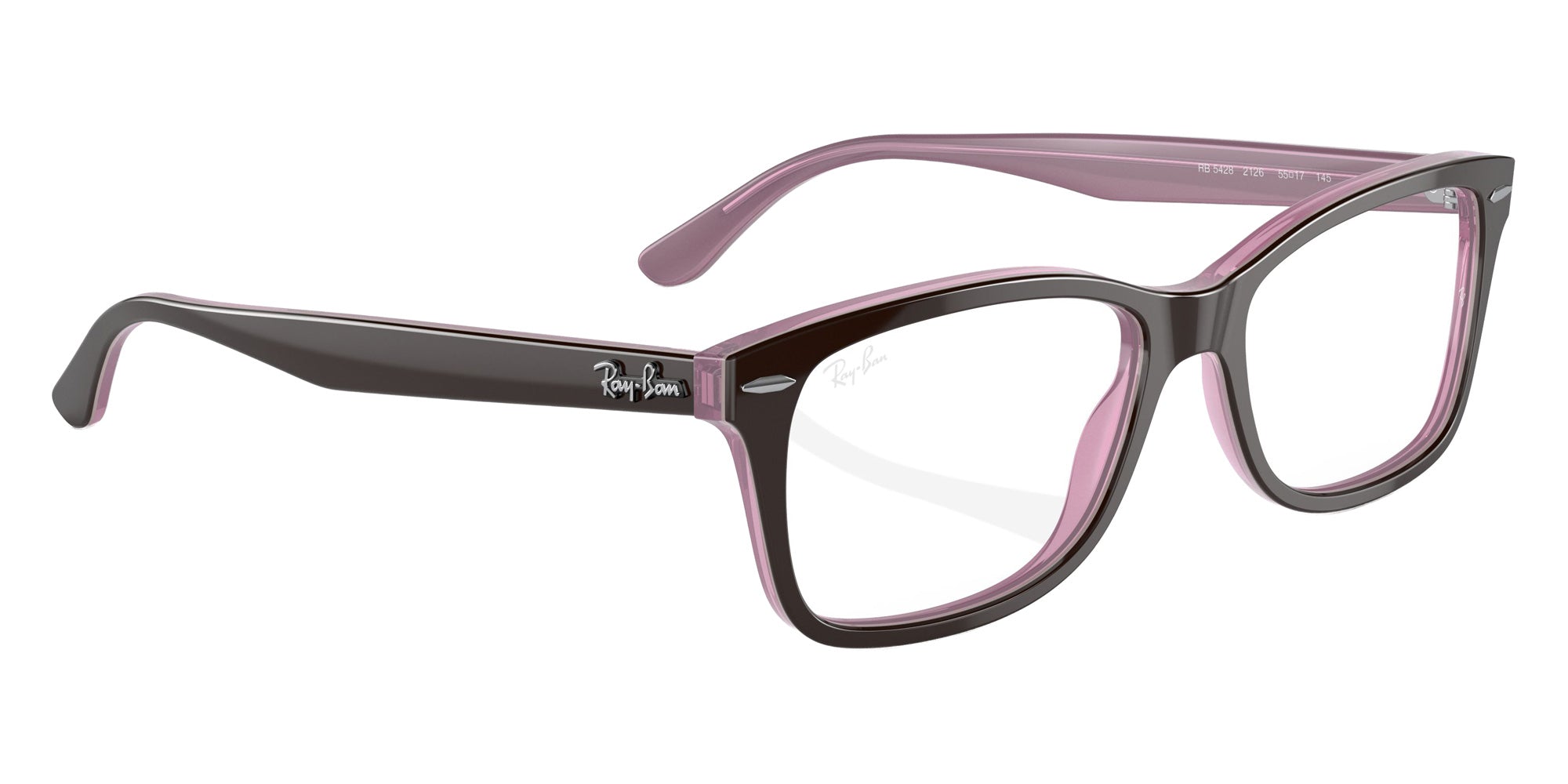Ray-Ban RB5428 2126 55 - Brown on Pink #id:rx54282126_s:100120