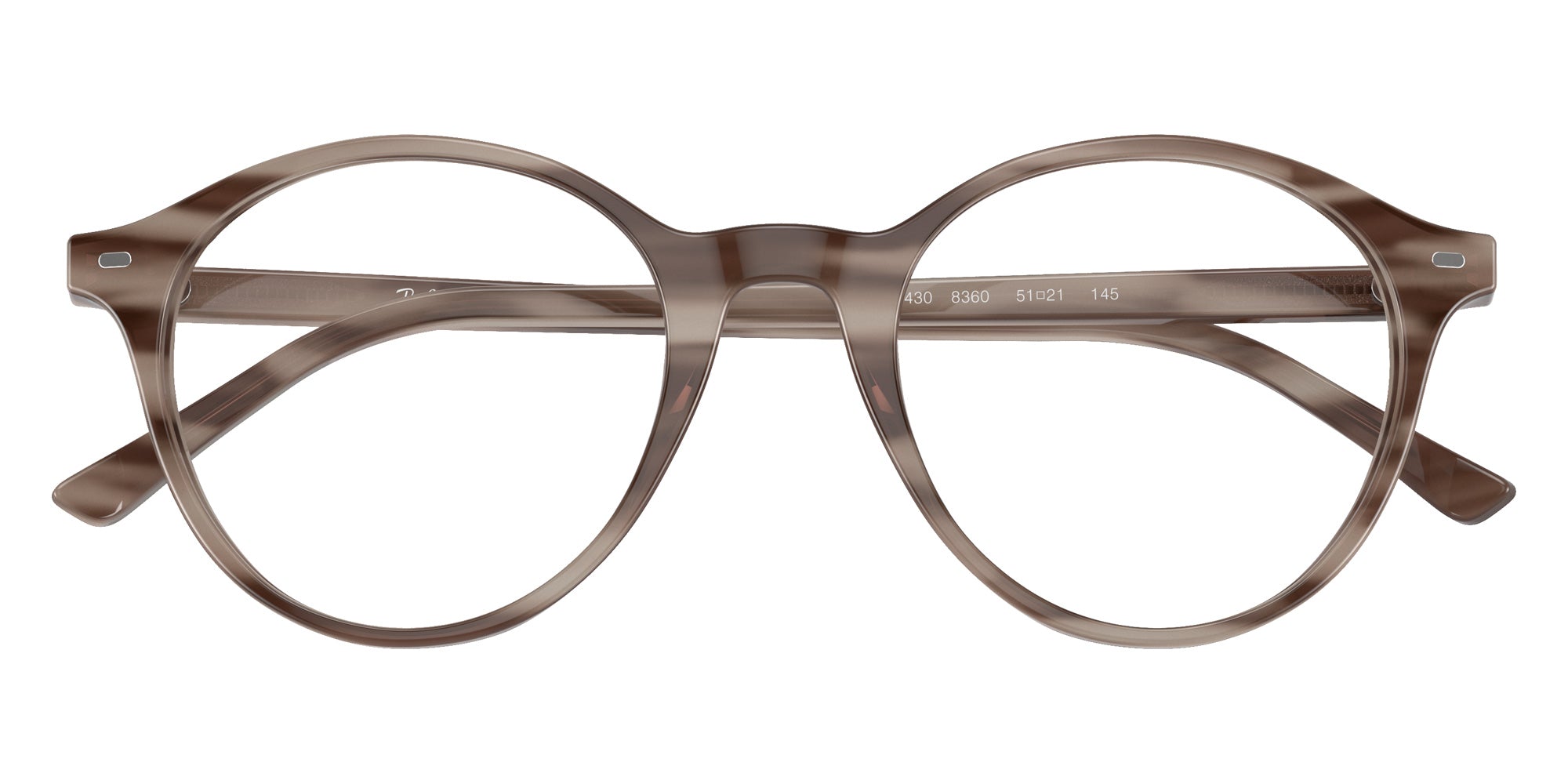 Ray-Ban RB5430 Bernard 8360 49 - Striped Gray #id:rx54308360_s:100125