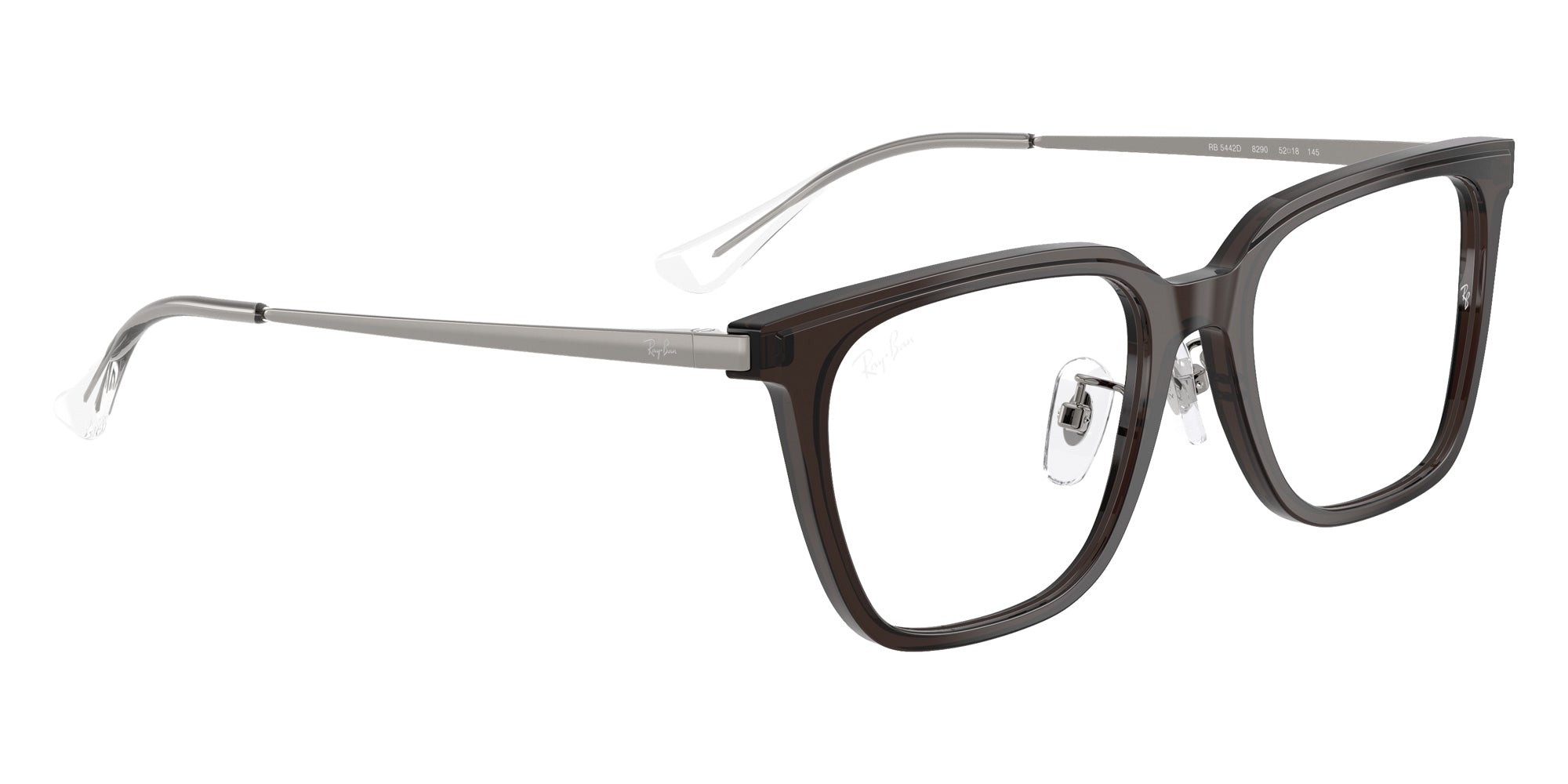 Ray-Ban RB5442D 8290 52 - Transparent Dark Brown #id:rx5442d8290_s:100120
