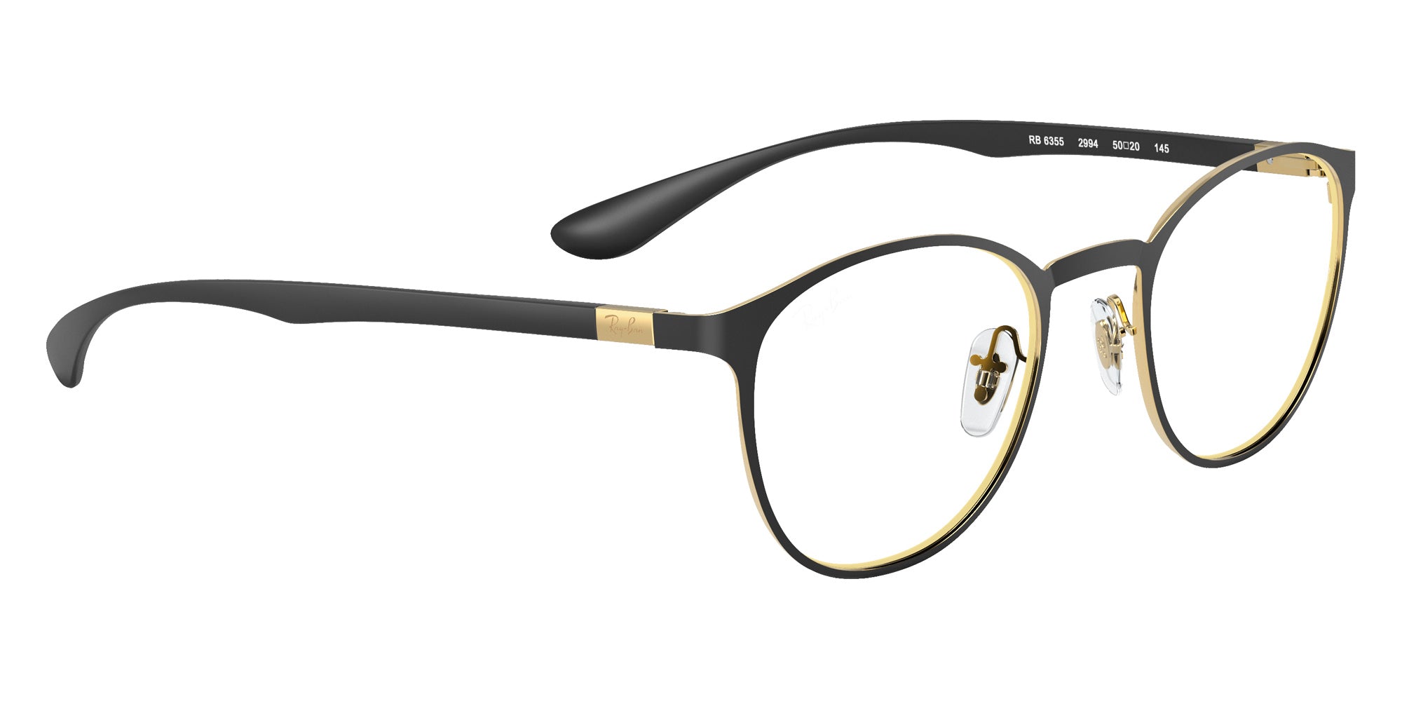 Ray-Ban RB6355 2994 50 - Black on Gold #id:rx63552994_s:106120