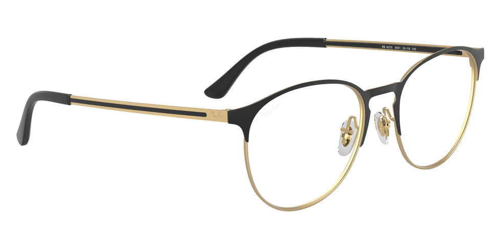 Ray-Ban RB6375 3051 53 - Black on Gold #id:rx63753051_s:102120