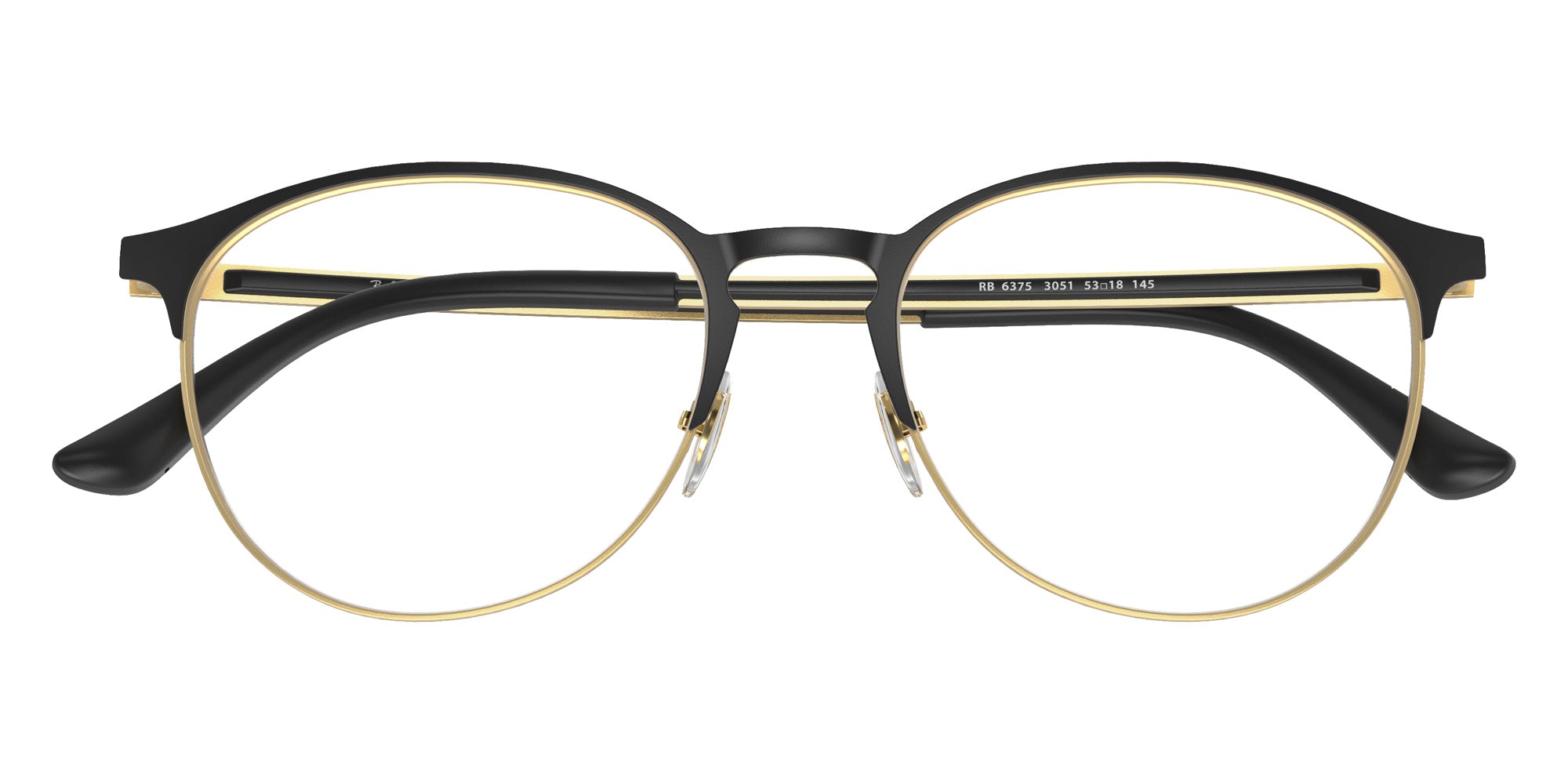 Ray-Ban RB6375 3051 53 - Black on Gold #id:rx63753051_s:102125