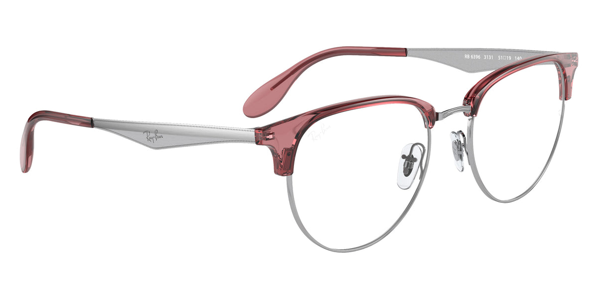 Ray-Ban RB6396 3131 53 - Transparent Red on Silver #id:rx63963131_s:100120