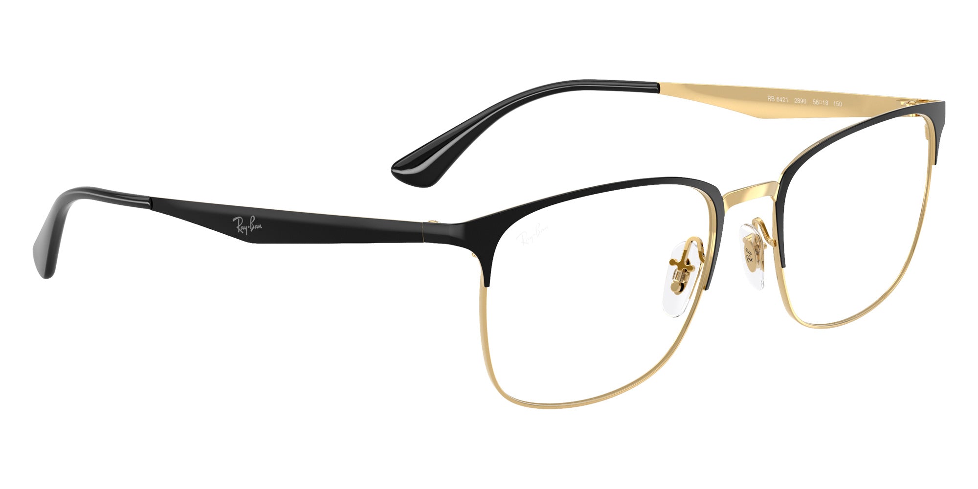 Ray-Ban RB6421 2890 52 - Black & Gold #id:rx64212890_s:106120