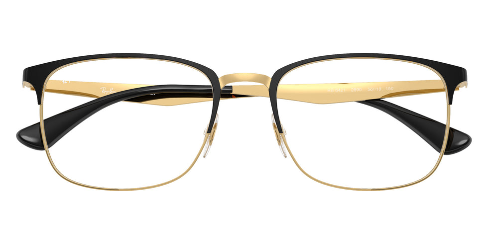 Ray-Ban RB6421 2890 52 - Black & Gold #id:rx64212890_s:106125