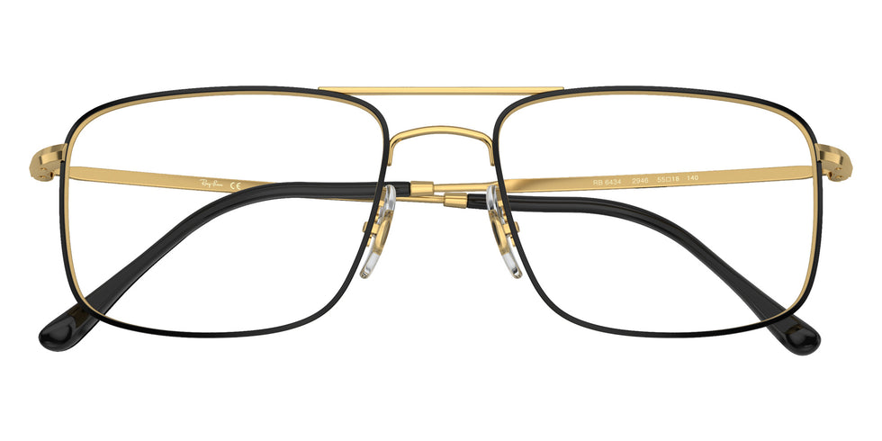 Ray-Ban RB6434 2946 53 - Black on Gold #id:rx64342946_s:100125