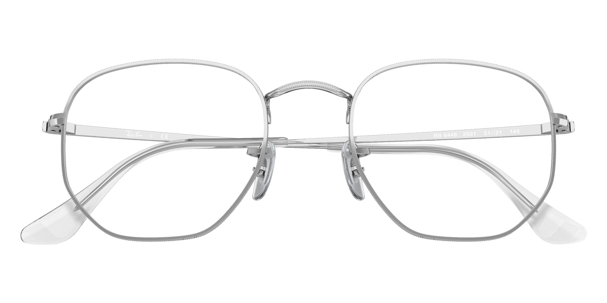 Ray-Ban RB6448 Hexagonal 2501 48 - Silver #id:rx64482501_s:100125