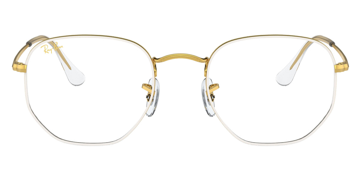 Ray-Ban RB6448 Hexagonal 3104 48 - White #id:rx64483104_s:100100