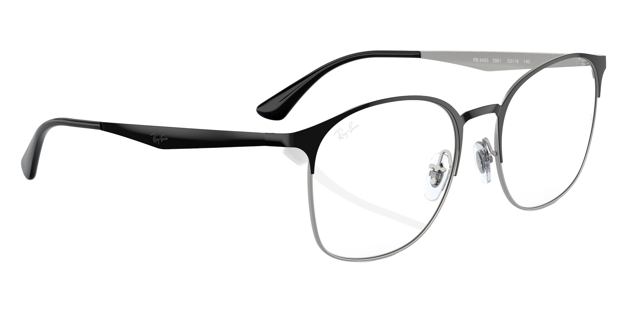 Ray-Ban RB6493 2861 53 - Black on Silver #id:rx64932861_s:100120