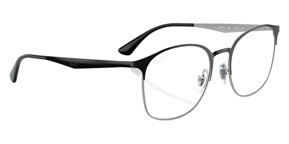Ray-Ban RB6493 2861 53 - Black on Silver #id:rx64932861_s:100120