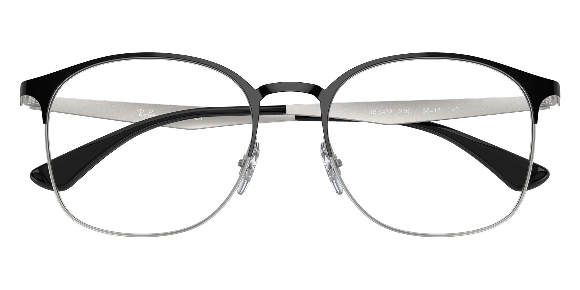 Ray-Ban RB6493 2861 53 - Black on Silver #id:rx64932861_s:100125