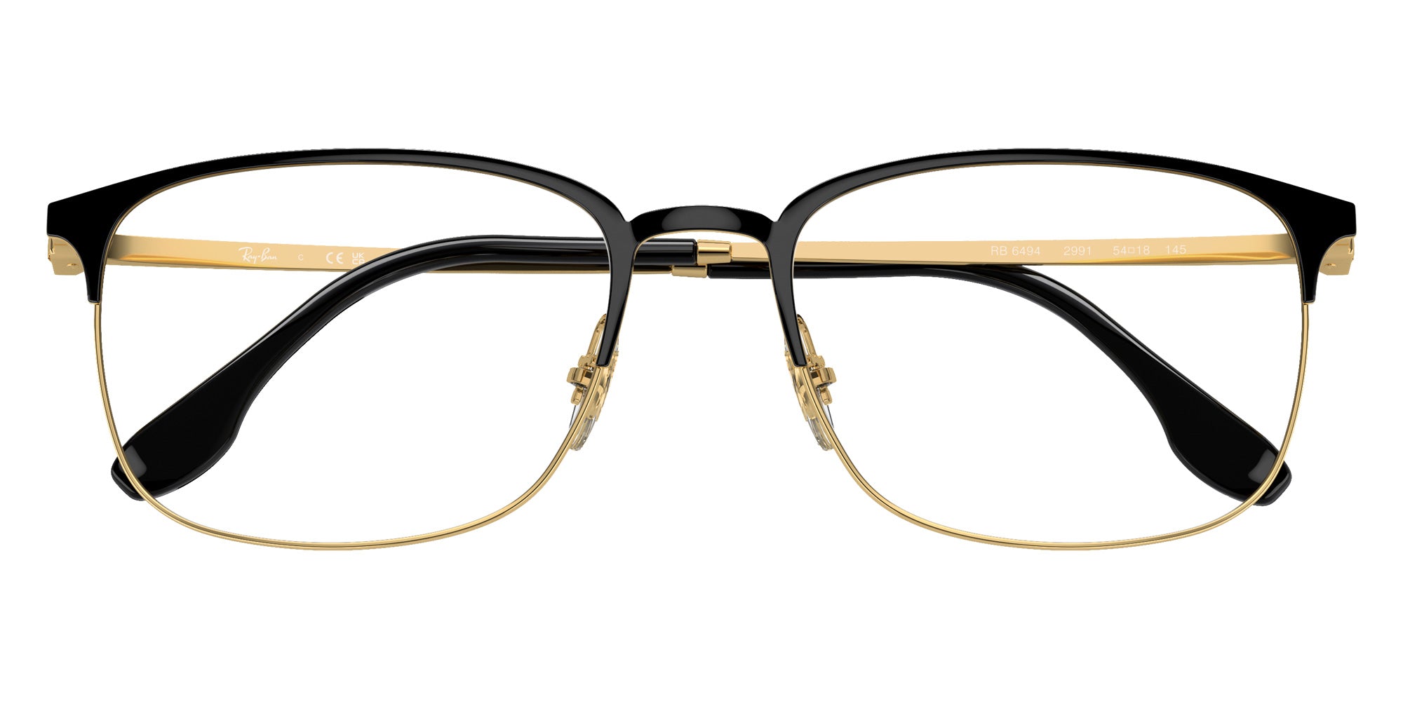 Ray-Ban RB6494 2991 56 - Black on Gold #id:rx64942991_s:102125