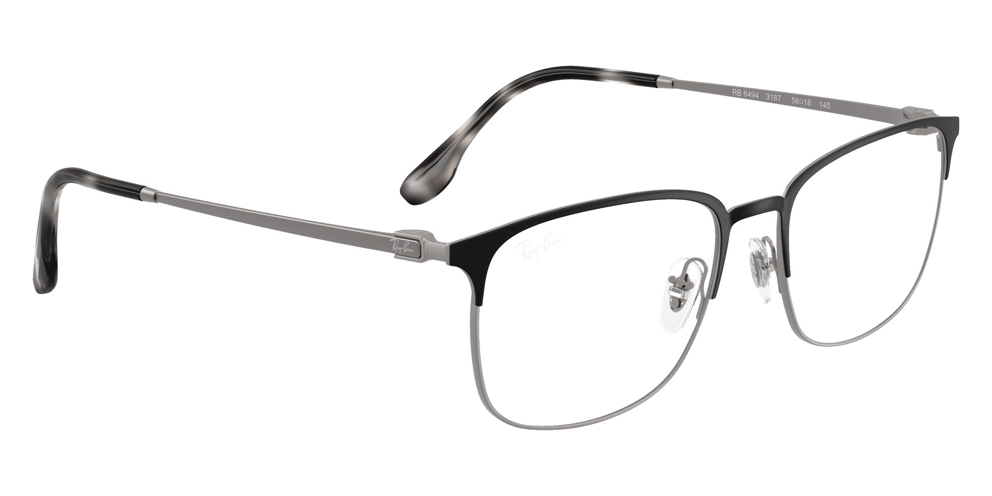 Ray-Ban RB6494 3187 54 - Matte Black on Matte Gunmetal #id:rx64943187_s:104120