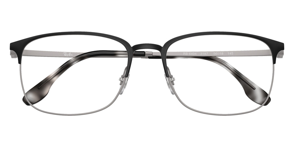 Ray-Ban RB6494 3187 54 - Matte Black on Matte Gunmetal #id:rx64943187_s:104125