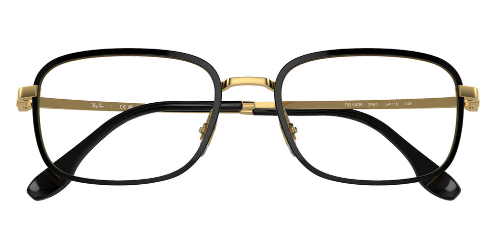 Ray-Ban RB6495 2991 54 - Black on Gold #id:rx64952991_s:100125