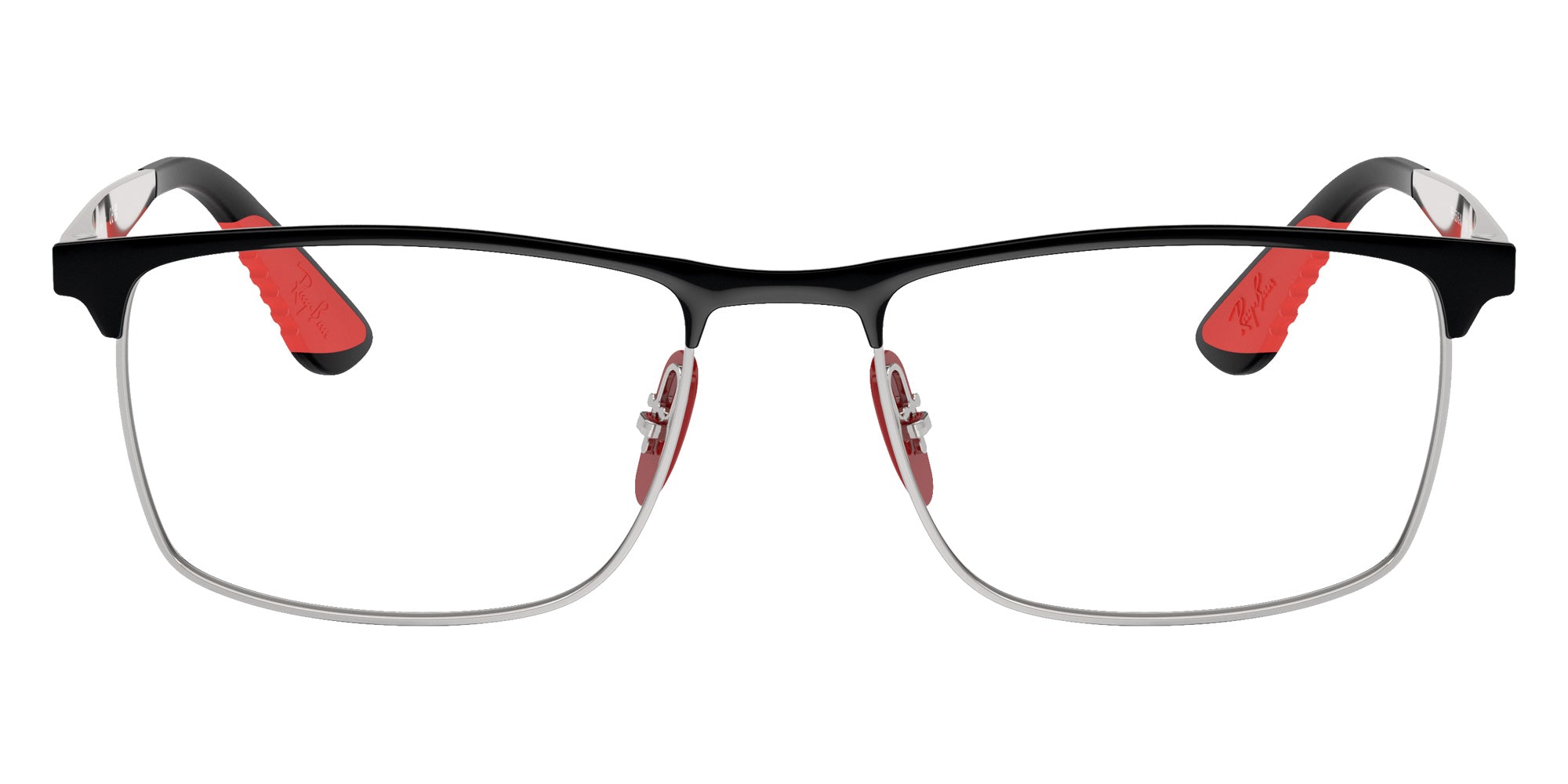 Ray-Ban RB6516M Scuderia Ferrari F060 55 - Black on Silver #id:rx6516mf060_s:100100