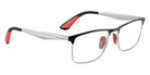 Ray-Ban RB6516M Scuderia Ferrari F060 55 - Black on Silver #id:rx6516mf060_s:100120