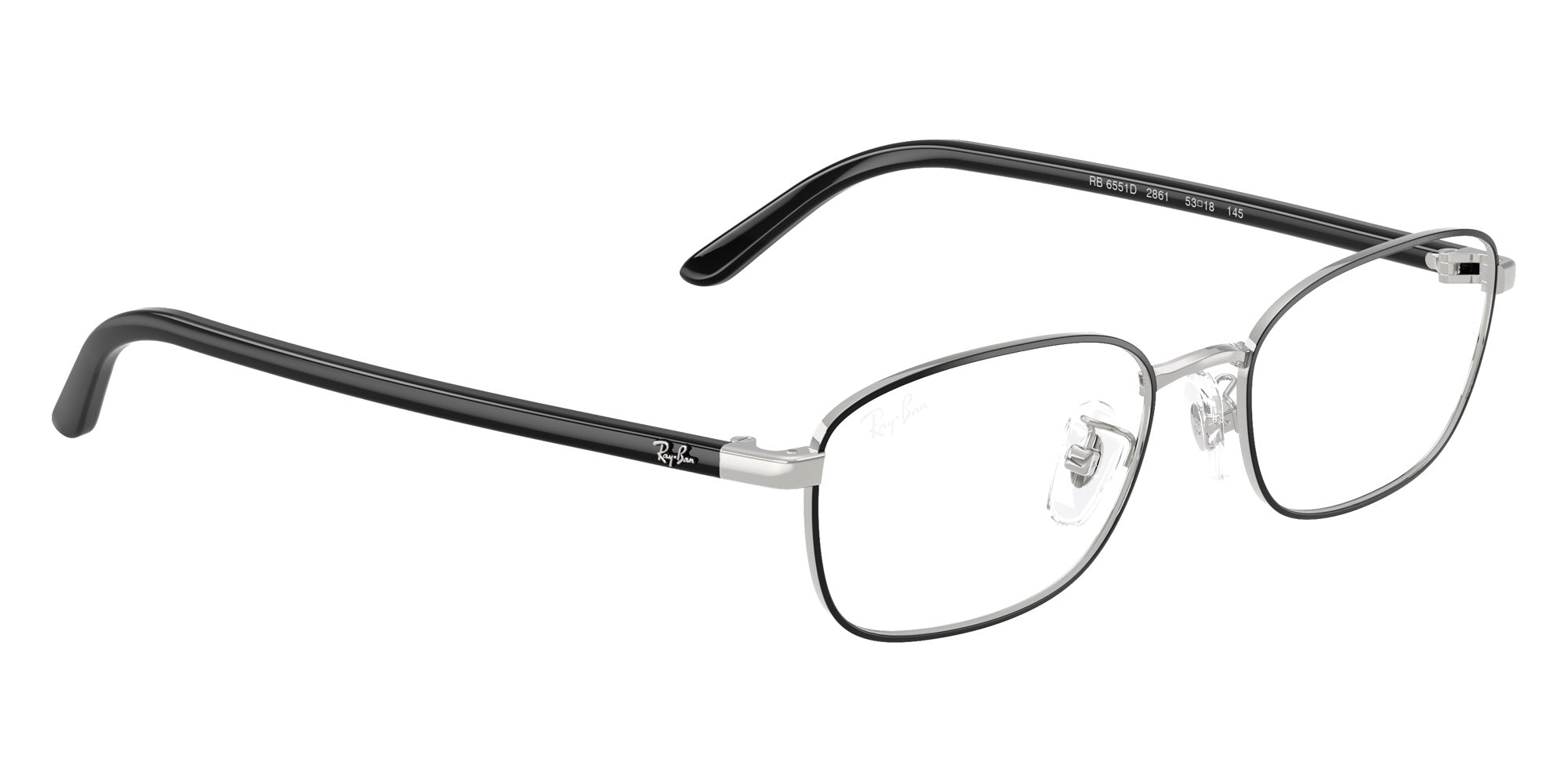 Ray-Ban RB6551D 2861 53 - Black & Silver #id:rx6551d2861_s:104120