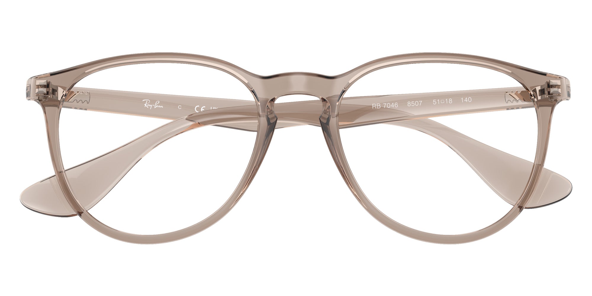 Ray-Ban RB7046 Erika 8507 51 - Transparent Light Brown #id:rx70468507_s:100125