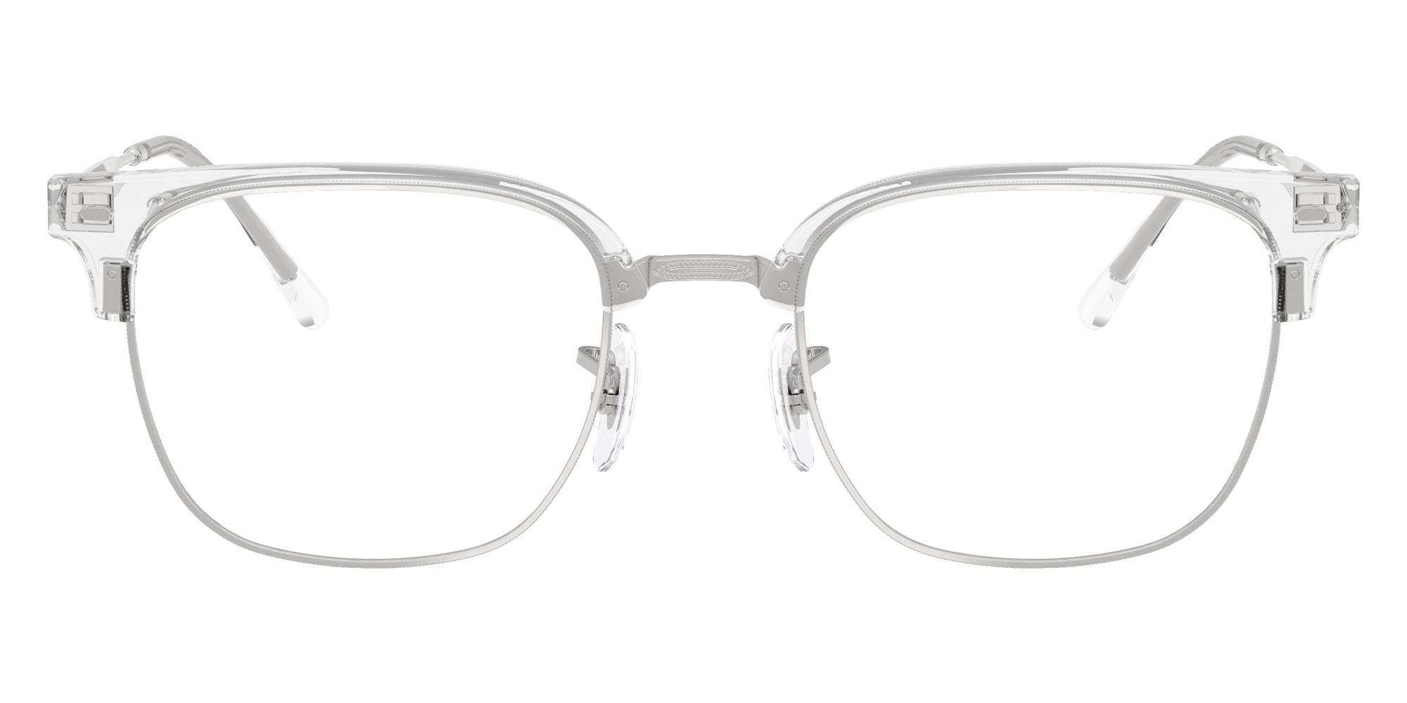 Ray-Ban RB7216 New Clubmaster 2001 51 - Transparent on Silver #id:rx72162001_s:100100