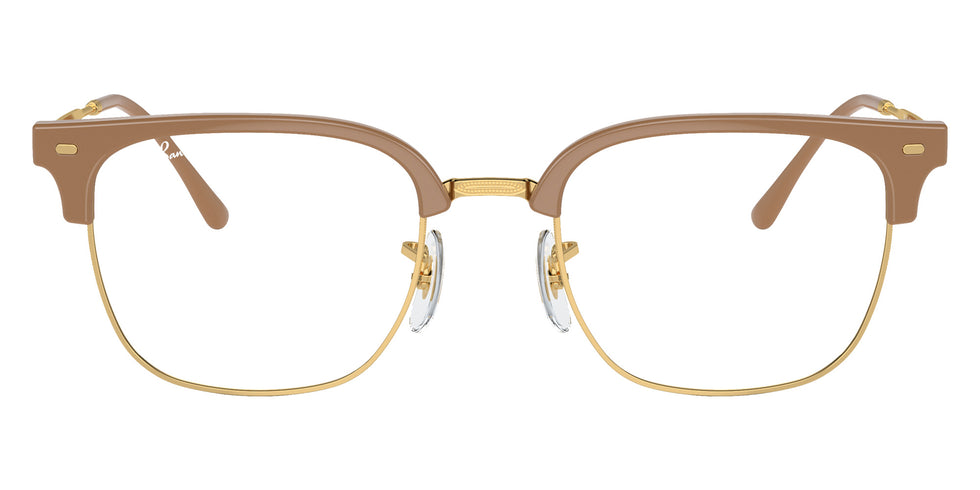 Ray-Ban RB7216 New Clubmaster 8342 51 - Beige on Gold #id:rx72168342_s:100100
