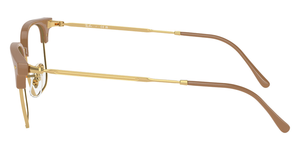 Ray-Ban RB7216 New Clubmaster 8342 51 - Beige on Gold #id:rx72168342_s:100110